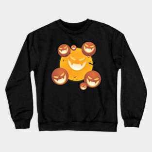 Smiling Pumpkin Crewneck Sweatshirt